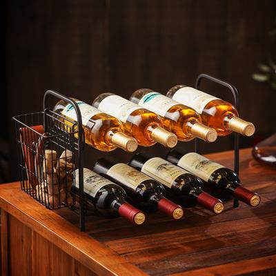 Household Red Wine Glass Holder Wine Cabinet Red Wine Rack Ornaments Wine Decoration Upside-down Wine Bottle Rack Light Luxury High-end Wine Rack