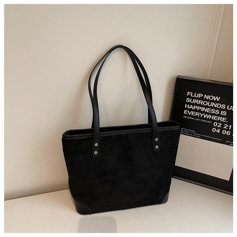 

Модна сумка великої місткості, сумка-тоут, сумка на одне плече, повсякденна сумка під пахву для поїздок на роботу without pendant чорний