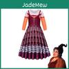 Vibrant Hocus Pocus2 Mary Sanderson Costume For Kids Perfect For Halloween