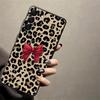 Creative Leopard Print Bow Case for Samsung Galaxy A57 A15 A23 A55 A37 A53 A17 A25 A16 A05 A06 A73 A51 A52 A36 Phone Cover A13