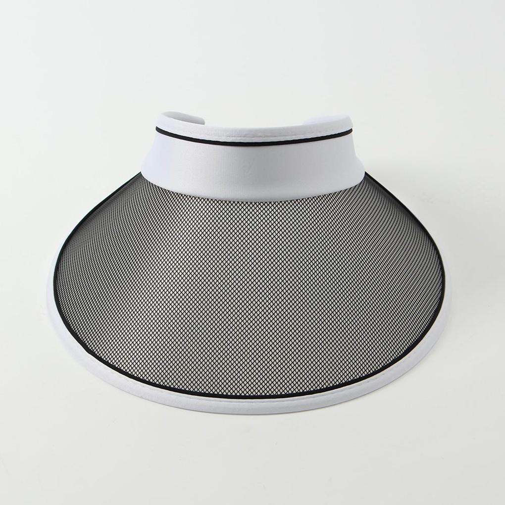 Color-changing sun cap (white) wide sun cap hat