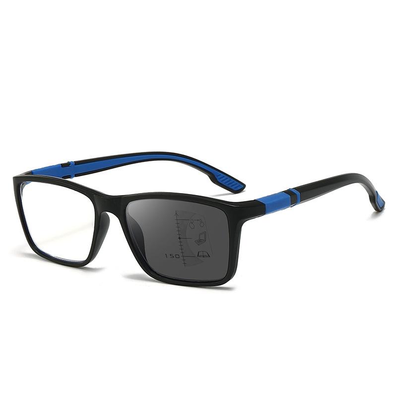 

Винтажные фотохромные мультифокальные очки для чтения, противоскользящие, интеллектуальные очки для пресбиопии, очки высокой четкости с защитой от синего света +4.0