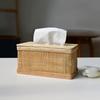 Tissue Box Vintage Coffee Table Organizer, Moisture-Proof Desktop Storage Tissue Holder Meal Paper Storage Toilet Paper Storage