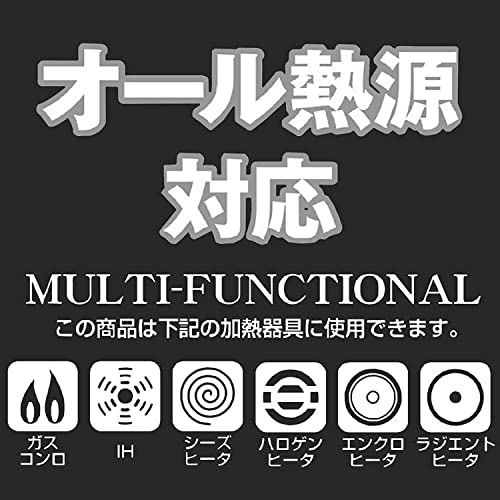 PEARL METAL VISIONS Stew/Curry Pot, 24cm, IH Compatible, with Glass Lid, Gold Coating, CP-8810