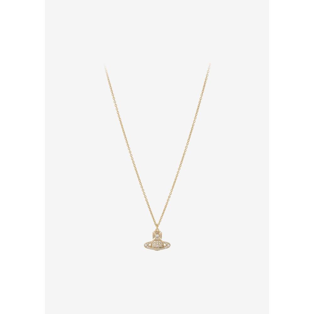 VIVIENNE WESTWOOD Women's Camel Bath Relief Gold/White Necklace 630203Bh R102