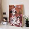 Disney Diamond Painting Loyal Dog Heartwarming Family Illustration Wall Decoration Embroidery Full Diamond Cross stitch, DIY Gift Home Decoration.