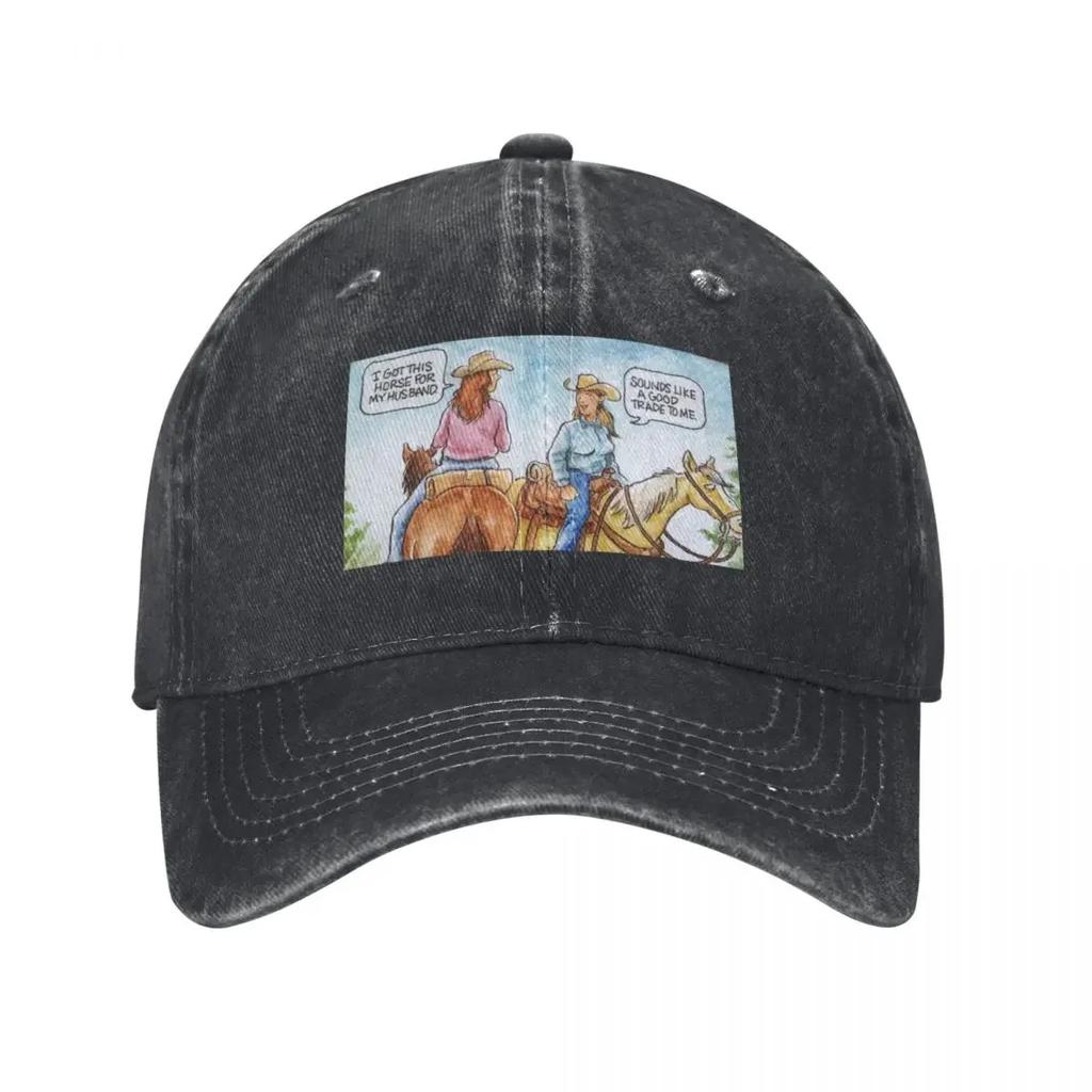 I Got Horse for My Husband Baseball Cap Custom Cap New In The Hat Hat Unisex For The Sun Visor Unisex Golf Wear Womens