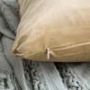Nordic Style Velvet Pillowcase Home Cushion Detachable Wash Solid Color Dutch Velvet Honey Velvet Pillow Retro Style