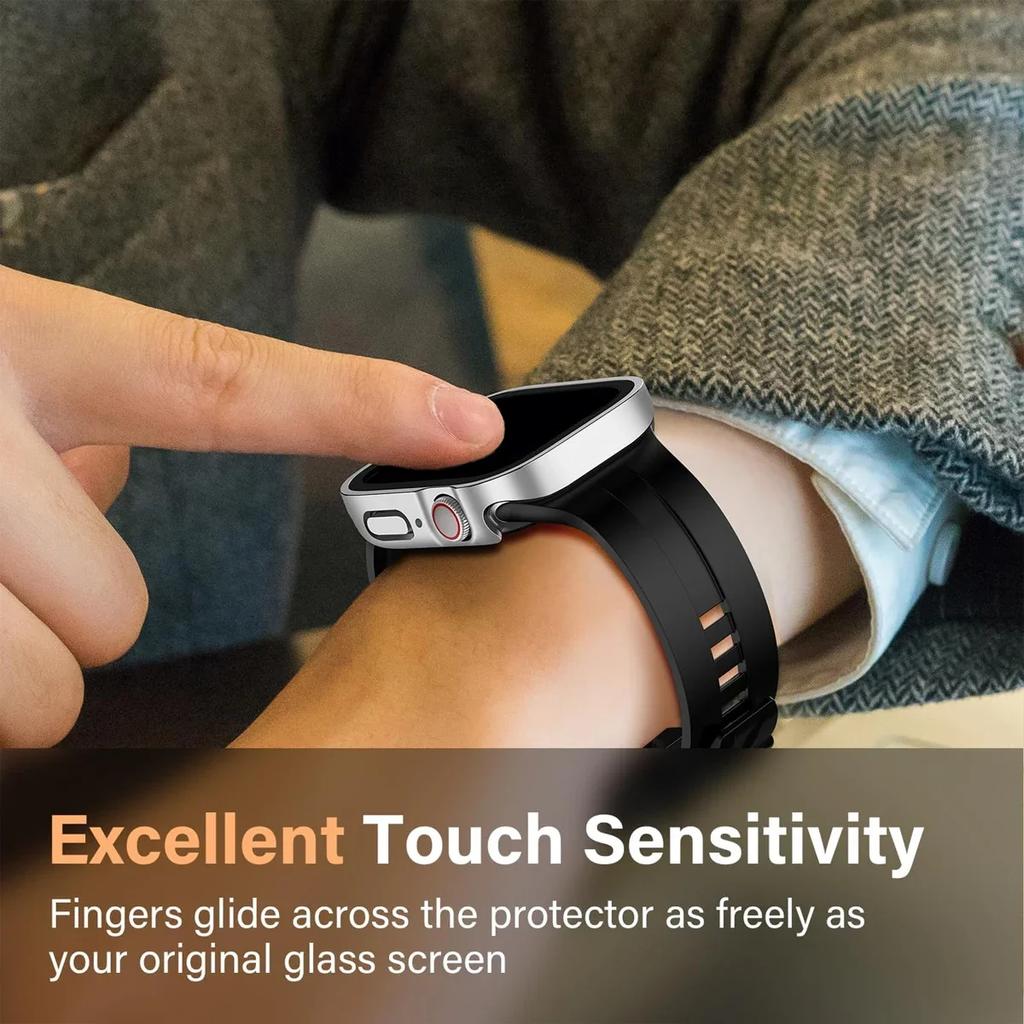 New Full Coverage Waterproof Aluminum Alloy Case for Apple Watch Ultra 2 49mm 46mm 45mm 44mm 42mm Iwatch Series 10 9 8 7 6 SE