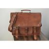 Men’s Real Leather Vintage Messenger Shoulder Laptop Bag Briefcase New