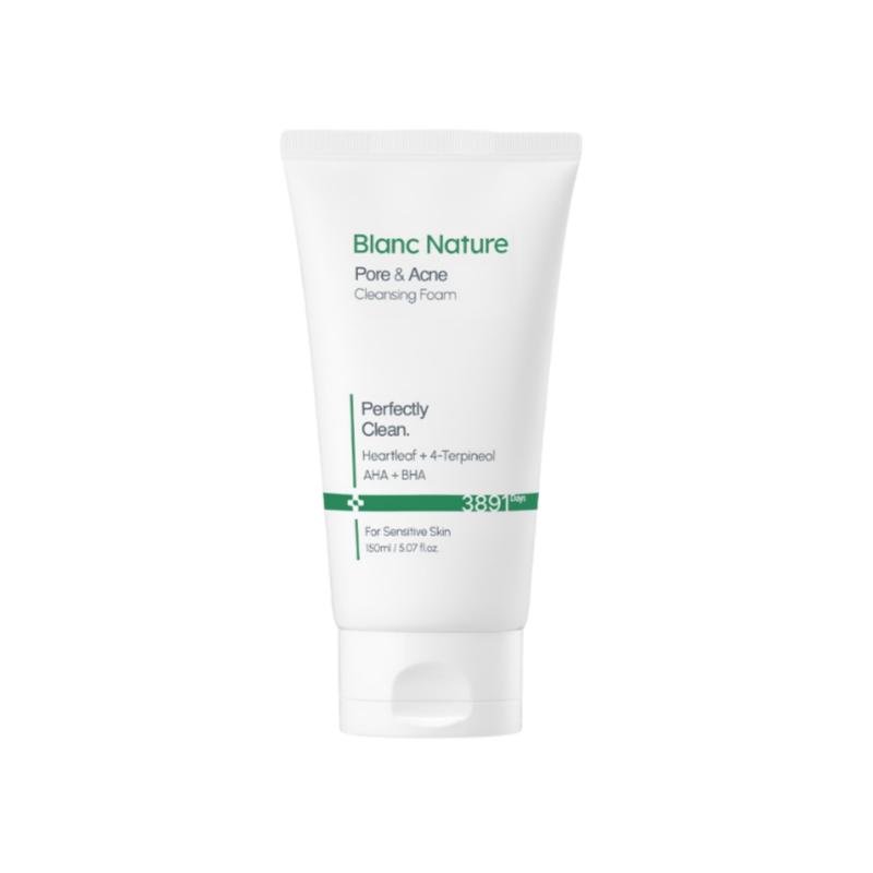 Blanc Nature Acne Functional Cleansing Foam Sebum Control Pore Care 150ml