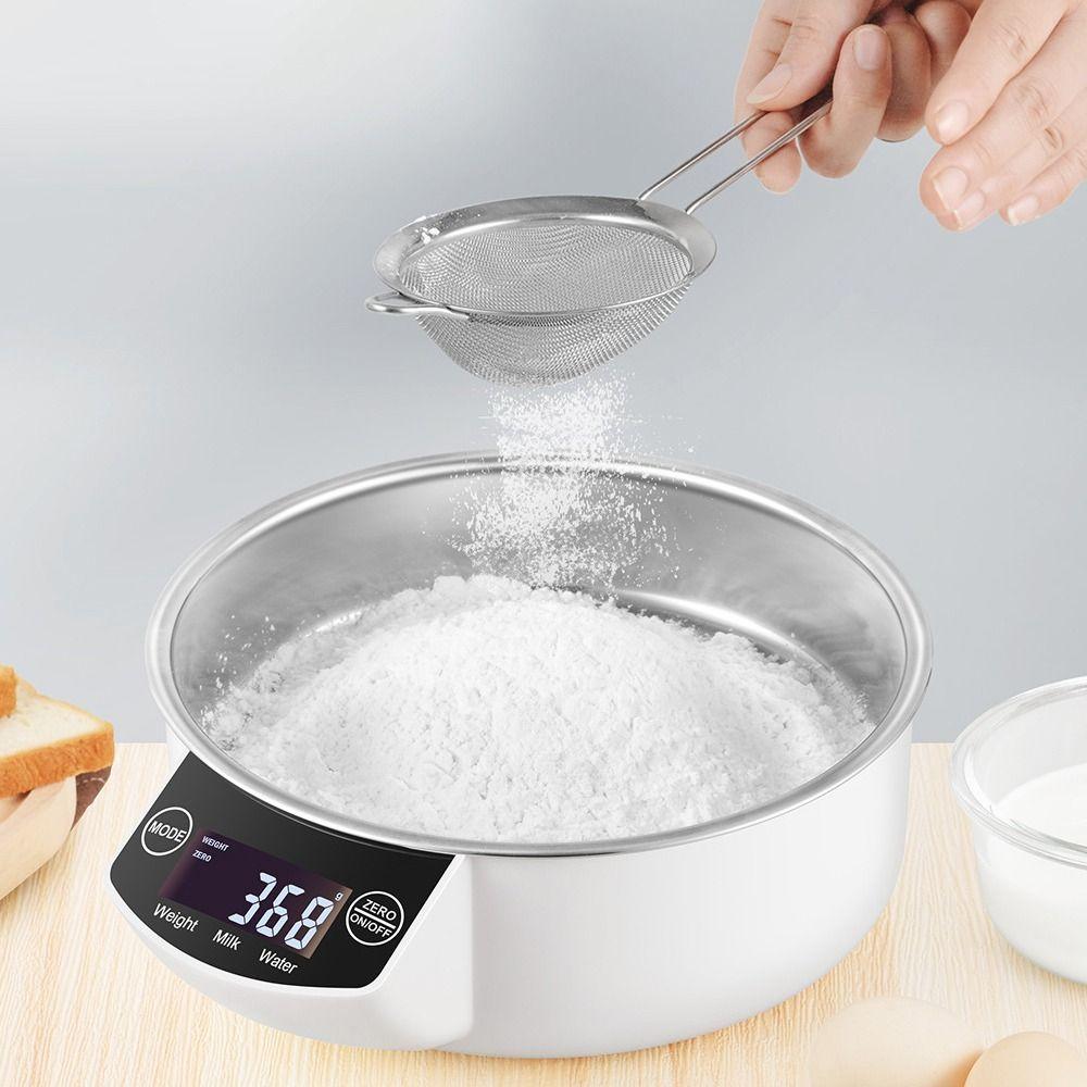 Detachable Digital Bowl Scale LCD Display Kitchen Scale  Baking