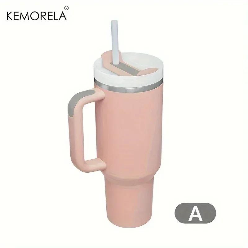 1PCS Bingba Cup Car Large Capacity Portable Handle Cup Stainless Steel Insulation Cup Coffee Insulation Cup