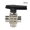 304 Stainless Steel Ball Valve G1/2 G1/4 High Pressure