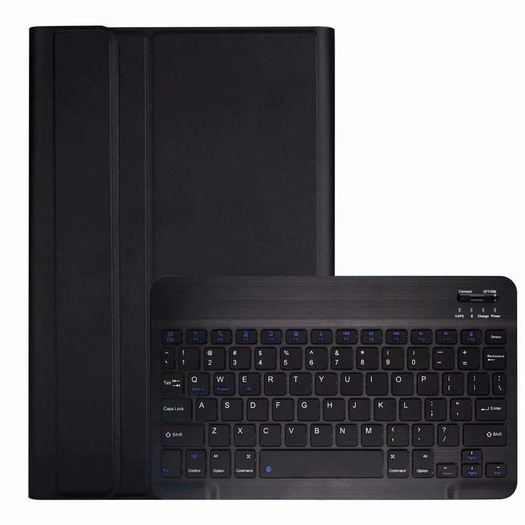 Samsung A8 Tablet Case with Detachable Bluetooth Keyboard, Pen Slot & Mouse, 10.5-inch