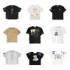 Herren Übergröße Baumwoll-T-Shirt Mit Kräftigem Buchstabenaufdruck Lässiges T-Shirt Leicht Atmungsaktiv Streetwear