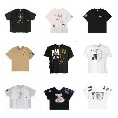 Herren Übergröße Baumwoll-T-Shirt Mit Kräftigem Buchstabenaufdruck Lässiges T-Shirt Leicht Atmungsaktiv Streetwear