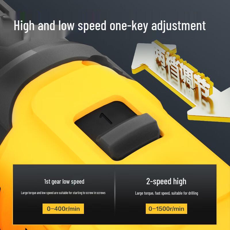 Deli 12V Cordless Lithium-Ion Drill & Screwdriver Kit CN plug (adapter included)