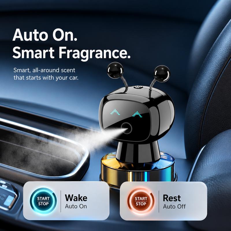 New Intelligent Car Air Freshener Perfume Fragrance Spray Odor-eliminating Ornament Fragrance Diffuser Car Accessories