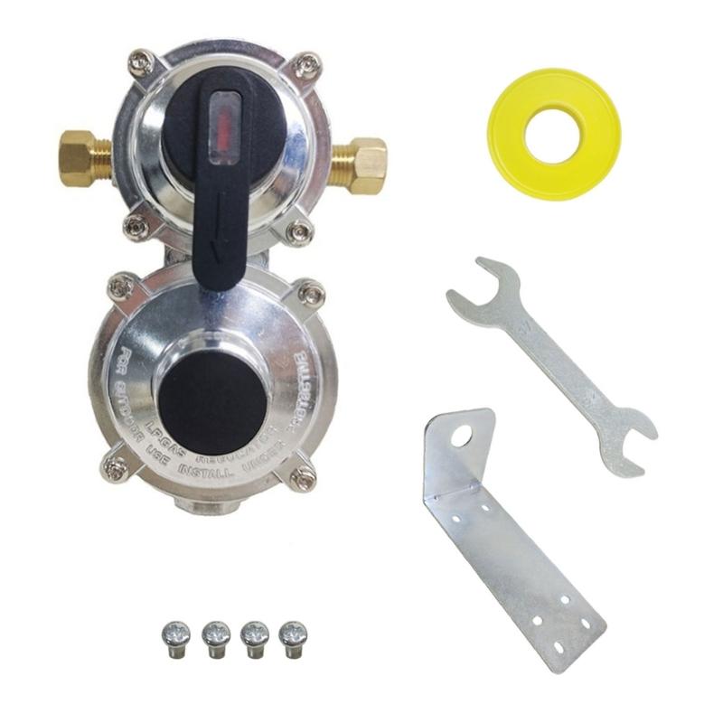 Gases Regulator Pressure Regulator Grill Regulator Valves Pressure Reducing Valves Metal Texture Suitable for Kitchen