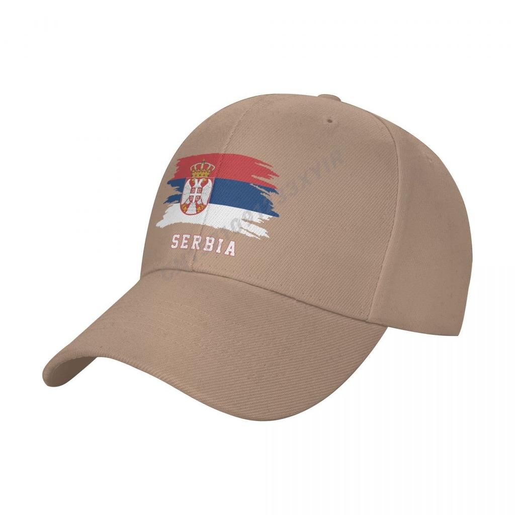 Baseball Cap Serbia Flag Cool Serbs Fans Wild Sun Shade Peaked Adjustable Outdoor Caps for Unisex Women