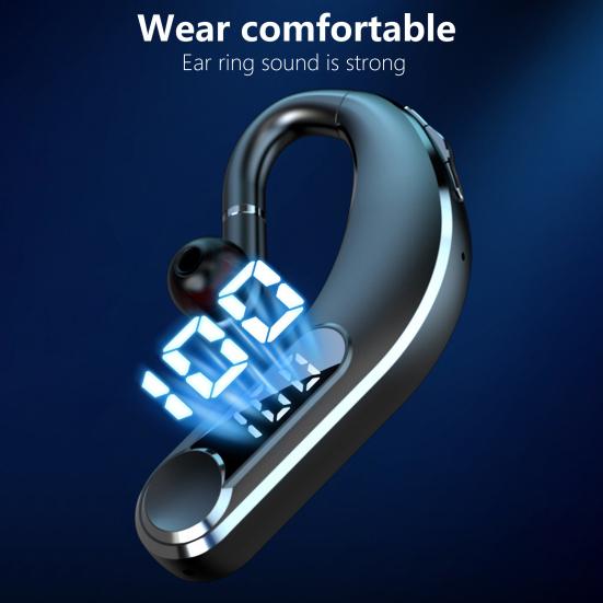 M22 Bluetooth-compatible Earphone Ear Hook Noise Cancellation Universal Wireless Stereo Music Sports Headset for Business
