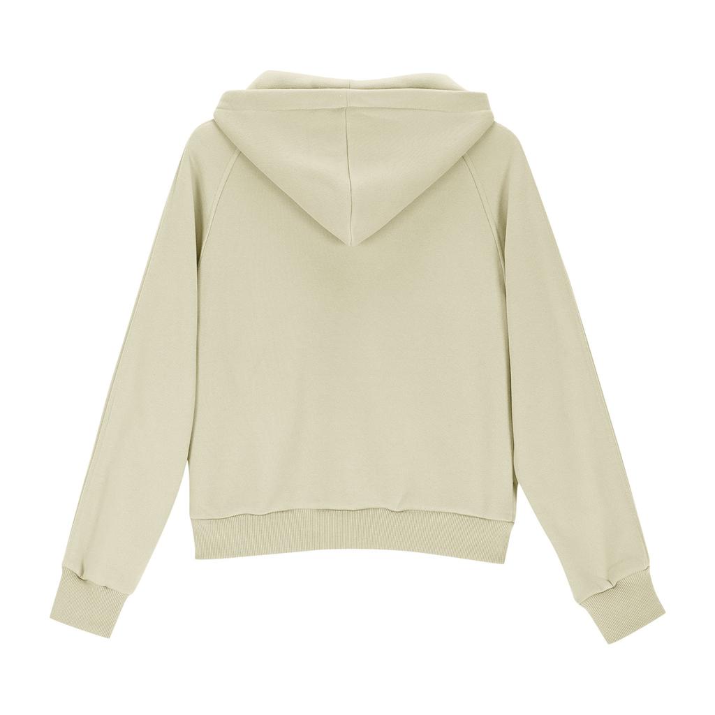 Children's Fashion Solid Color Long Sleeved Hooded Sweatshirt, Girls' Hoodie Jacket