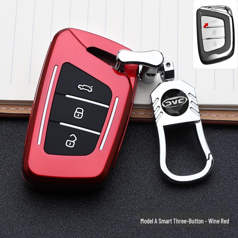 JAC Car Series Key Cover: Fashionable, Personalized Remote Control Shell with Buckle Design