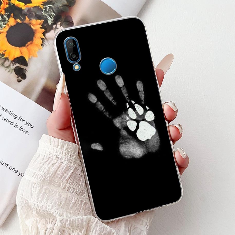 For Cover Huawei P20 Lite Phone Case ANE-LX1 ANE-LX2 ANE-LX3 Transparent Funda Cool Cartoon Cover On Huawei P20Lite Nova 3e Capa