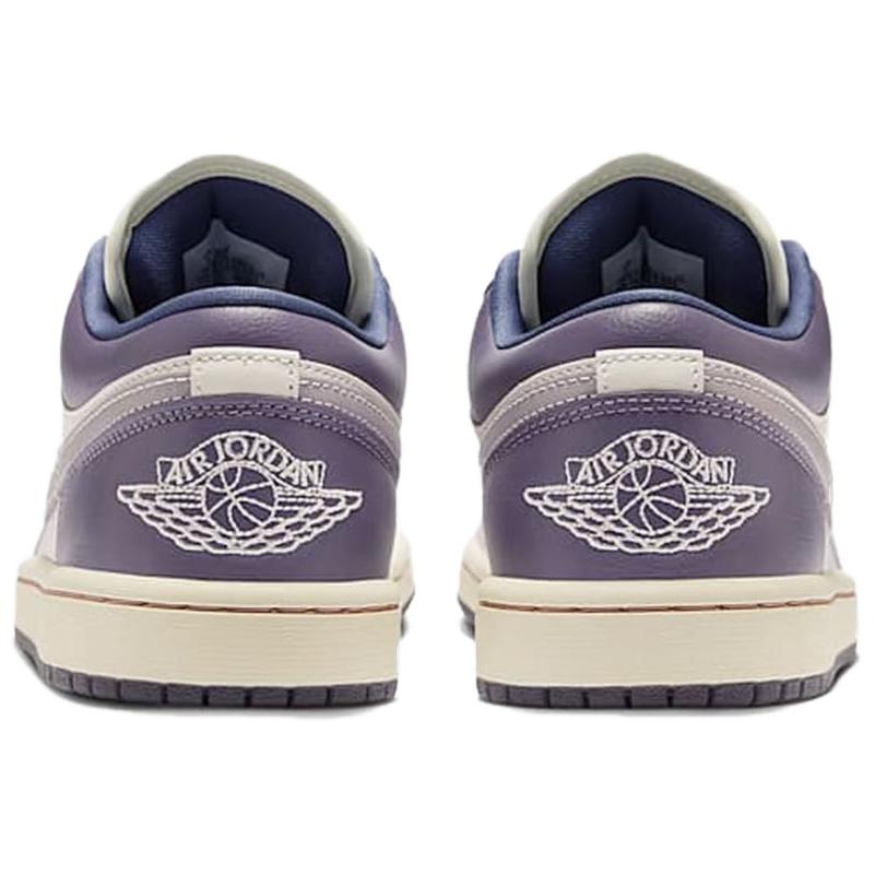 Air Jordan 1 Low Pasztell Szilva Női Sneakerek Lila Világos-Lágy-Rózsaszín Szilva-Köd DZ2768-651