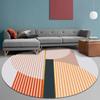 Alfombra Redonda Nórdica Decoración de Sala de Estar Alfombras para el Hogar Alfombra de Área para Dormitorio Alfombras Grandes para Pasillo Resistentes a las Manchas Felpudo Suave para Balcón