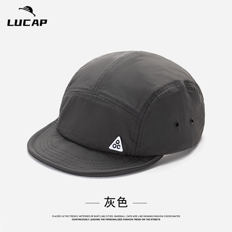 Spring and summer outdoor quick-drying short-brimmed soft-top baseball cap versatile face small mountaineering hiking breathable mountaineering cap