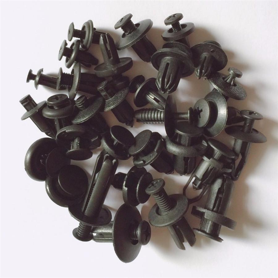 150Pcs Mixed Car Bumper Fender Panel Trunk Screw Rivets Plastic Fastener Clips
