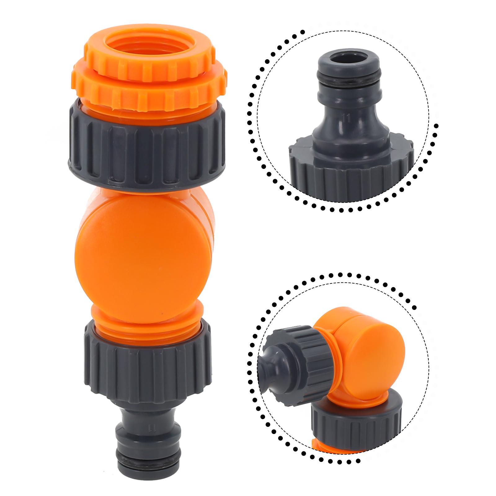 

Garden Hose Connector Faucet Adapter For 1/2In Hose Reel Cart Plastic Click-lock Quick ConnectionFor Watering Irrigation