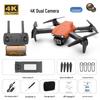 E99 Folding Drone with 4K Dual Cameras: Four-Axis Aerial Photography, Fixed Height, Remote Control Airplane Toy K3.