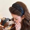 Wide Satin Hair Hoop Band Headwear Non-slip Headband Simple Hairband for Women Wash Their Faces Headbands for Hair Accessories
