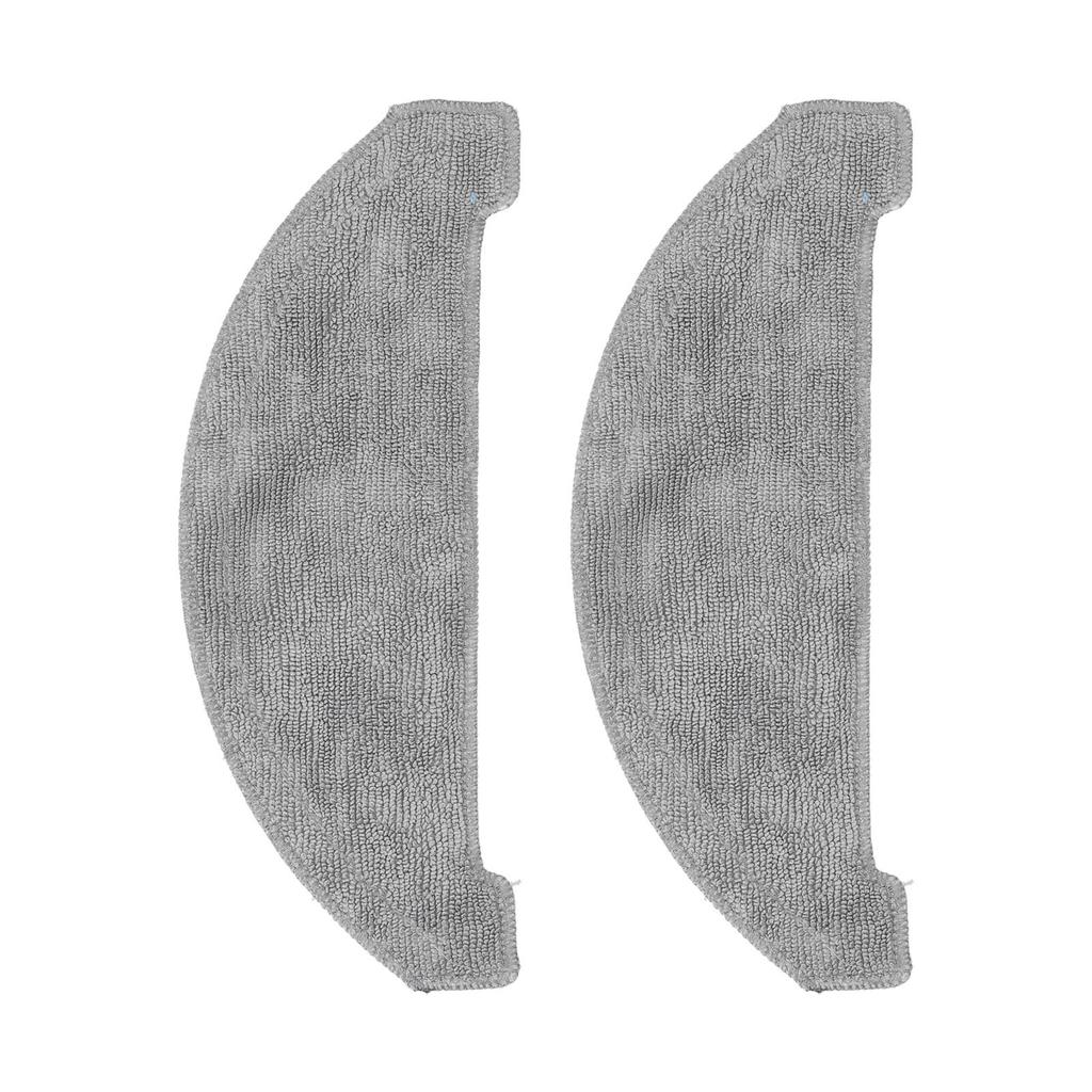 2PCS Mop Cleaning Pad Mopping Cleaning Cloth Replacement Fit for ROIDMI EVE Plus Robot Vacuum Cleaner