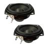 2.5inch Speaker Assembly Component with 80DB Sensitivity, Defined Power Specifications, and Attachment and Wiring Layout