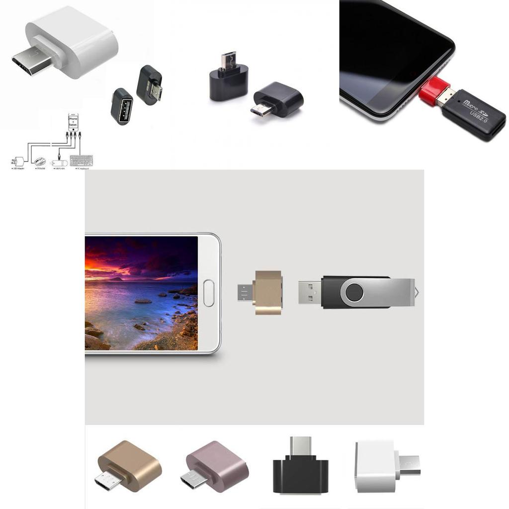 Compact Micro Usb Male To Usb 2.0 Adapter Otg Converter For Android Phone And Tablet