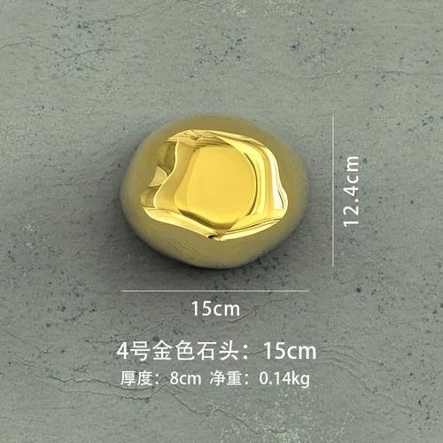 Wall Decoration Stone 3D Golden Stone Wall Background Display Plating Simulation Stone Pendant Wall Hanging Ornaments Room