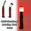 With Hanging Hook USB Rechargeable Work Light 180° Folding Folding Flashlight  Emergency Repair