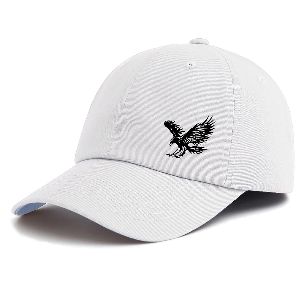 1pc EAGLE Print  Baseball Cap for Adults  Minimalist Retro Style Casual Soft Adjustable Dad Hat Perfect As Gift