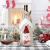 Red Wine Bag Decorative Reindeer Snowflake Christmas Style Fine Workmanship Table Decorations Ornamental Christmas Champagne Holder Cover