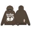 American Trendy BROKEN PLANET MARKET Fleece-lined Hoodie for Men & Women - Autumn/Winter Collection