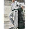 Li Ning Badfive Solid Color Mid Waist Cuffed Fleece Knit Sports Pants Men Pants Light-Gray AKLT879-4
