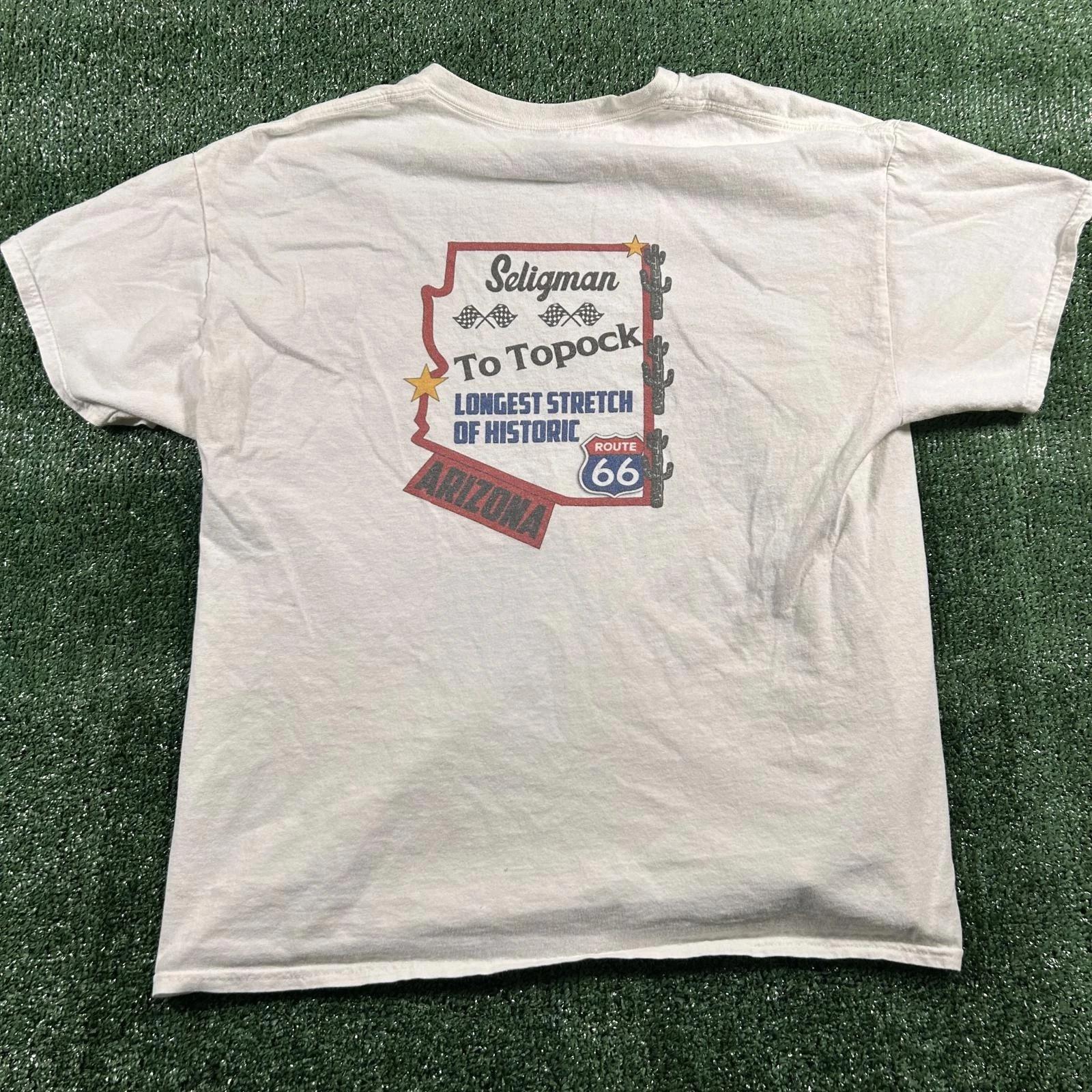 White Route 66 Arizona Graphic T-Shirt. Size XL 4XL