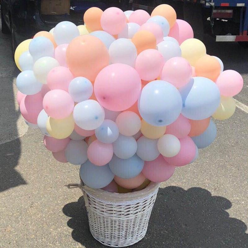 10 Inch (100pcs/bag) Macaron Balloons Wedding Birthday Backdrop Latex Balloon Decoration