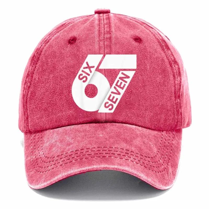 67 Meme Funny Six Seven Sun Baseball Cap Casual Men Adult Hip Hop Hats Print Hiking Fishing Baseball Caps Gift Idea