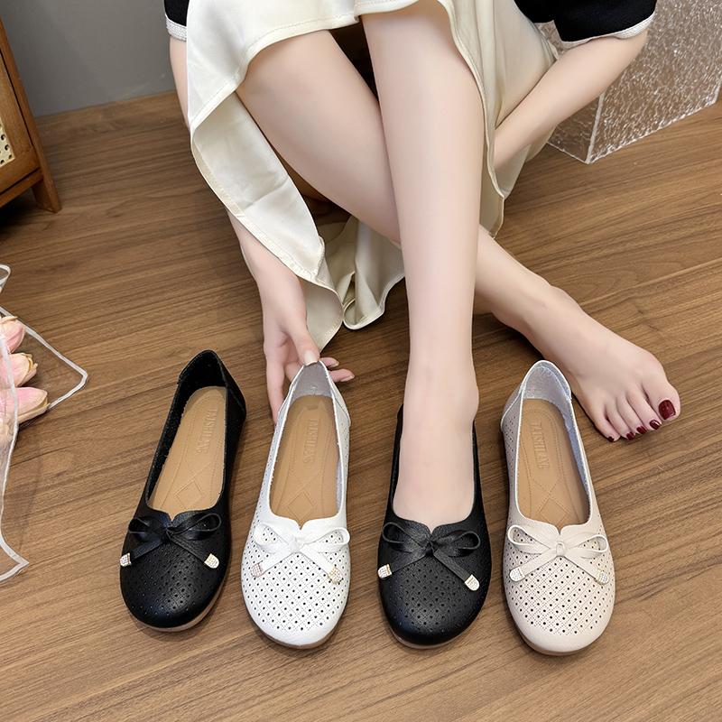 Summer Breathable/lightweight/elegant Comfortable High Heel Sandals Fashionable New Round-toe Bow Sexy Casual Sandals for Women