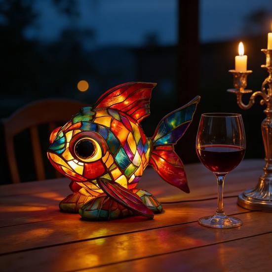 Night Light Handmade Vintage Resin Animal Rainbow Lamp USB Powered Soft Warm LED Light for Bedroom Desk Decor